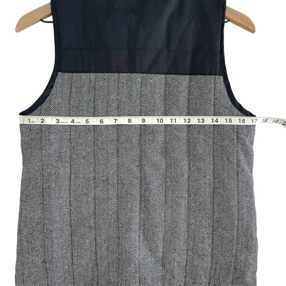 Kentucky Wildcats Vest Womens S Full Zip Black Gray Quilted Herringbone Preppy - Picture 14 of 16